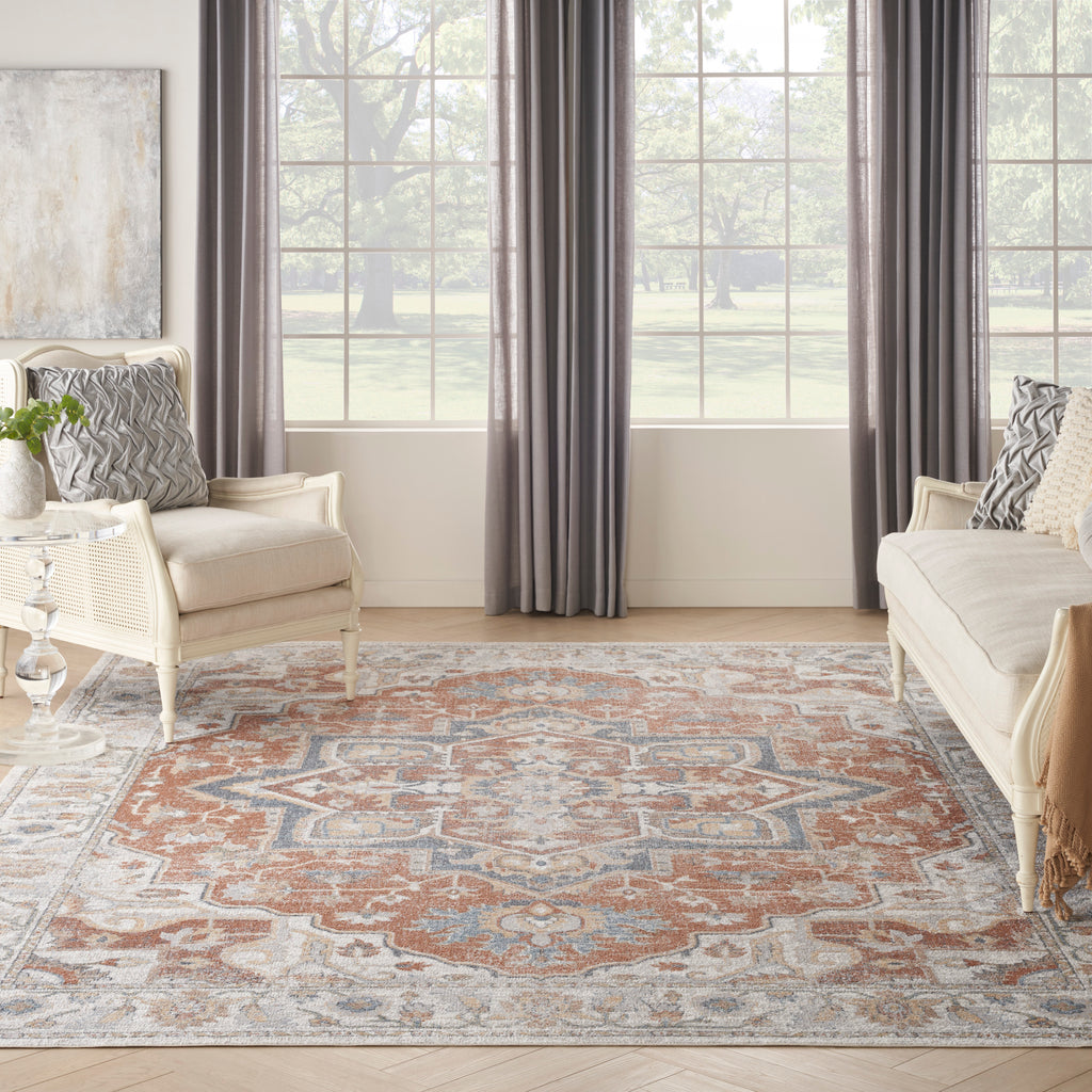 nourison astra machine washable asw12 gold multicolor rug