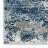 nourison passion psn36 ivory teal rug