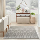 nourison versatile nrv01 silver grey rug