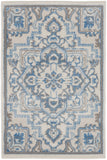 nourison elation etn10 ivory blue rug