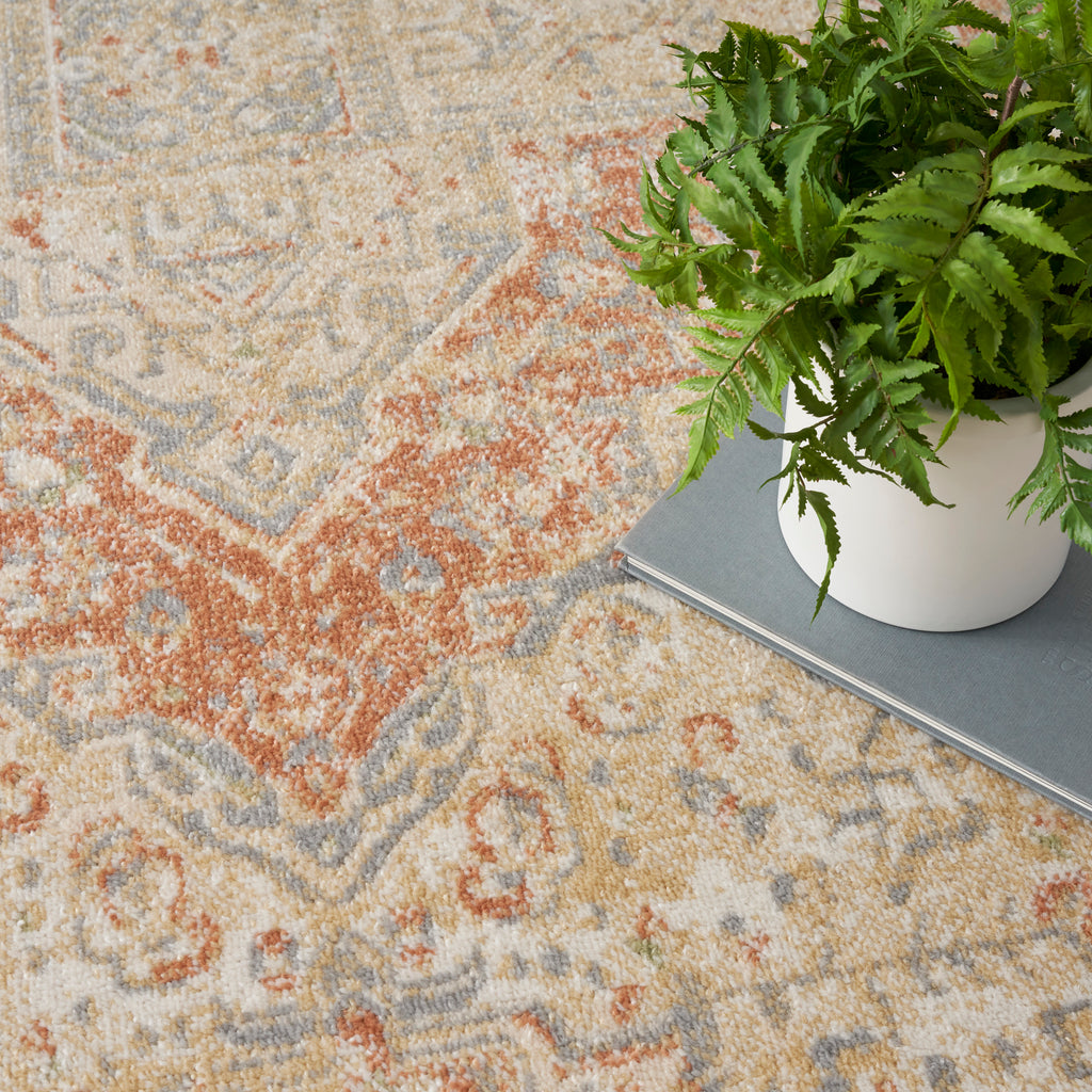nourison nourison essentials persian nre07 beige rust rug