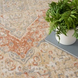 nourison nourison essentials persian nre07 beige rust rug