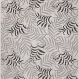 nourison garden oasis goa01 grey rug
