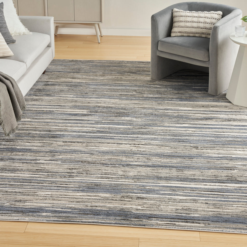 nourison serenity home srh03 ivory grey blue rug