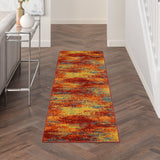 nourison nourison essentials nre06 flame rug