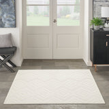 nourison versatile nrv01 ivory white rug