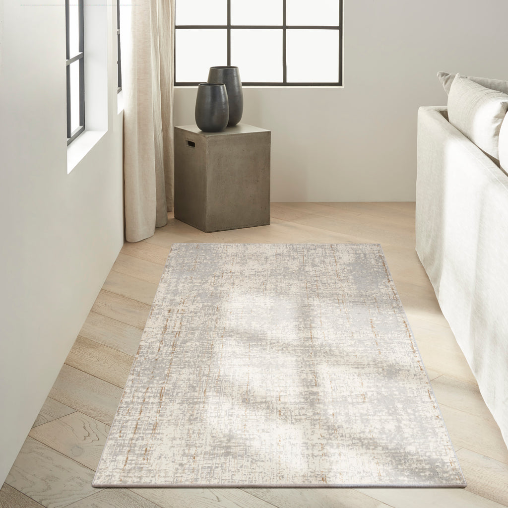 nourison ck950 rush ck955 grey rug