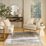 nourison pacific shag pcs02 grey rug