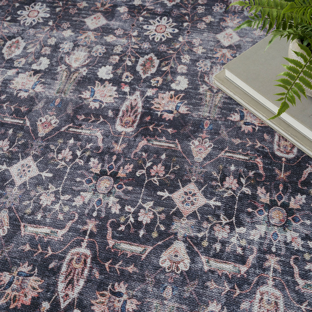 nourison grand washables grw06 navy ivory rug