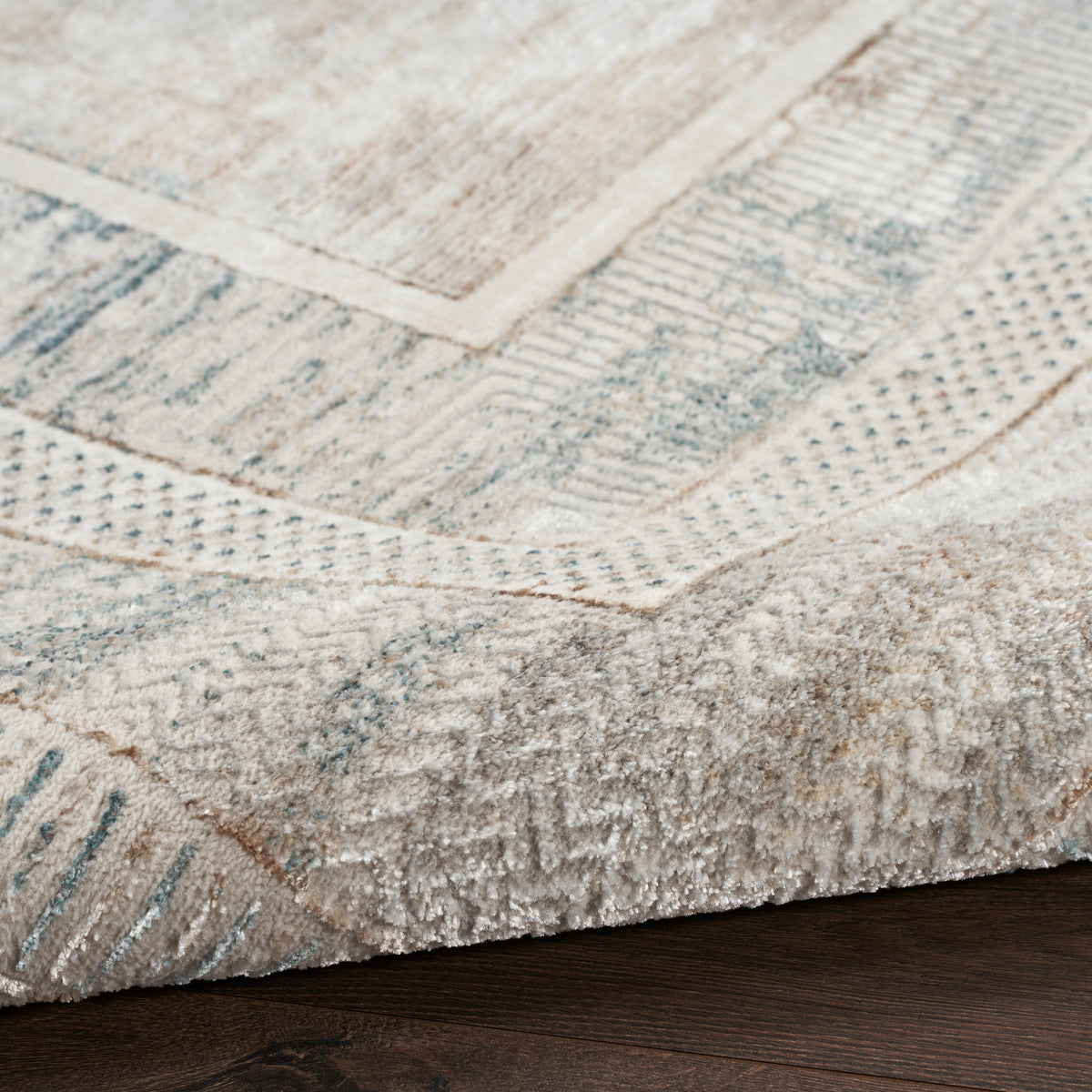 nourison glitz glz07 ivory multicolor rug