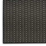 nourison horizon indoor outdoor hoz02 black rug