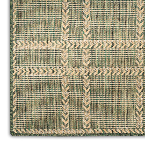 nourison horizon indoor outdoor hoz04 green rug