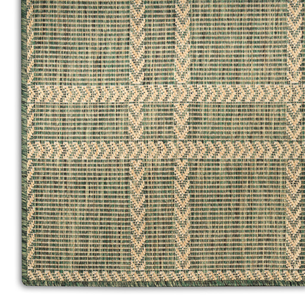 nourison horizon indoor outdoor hoz04 green rug