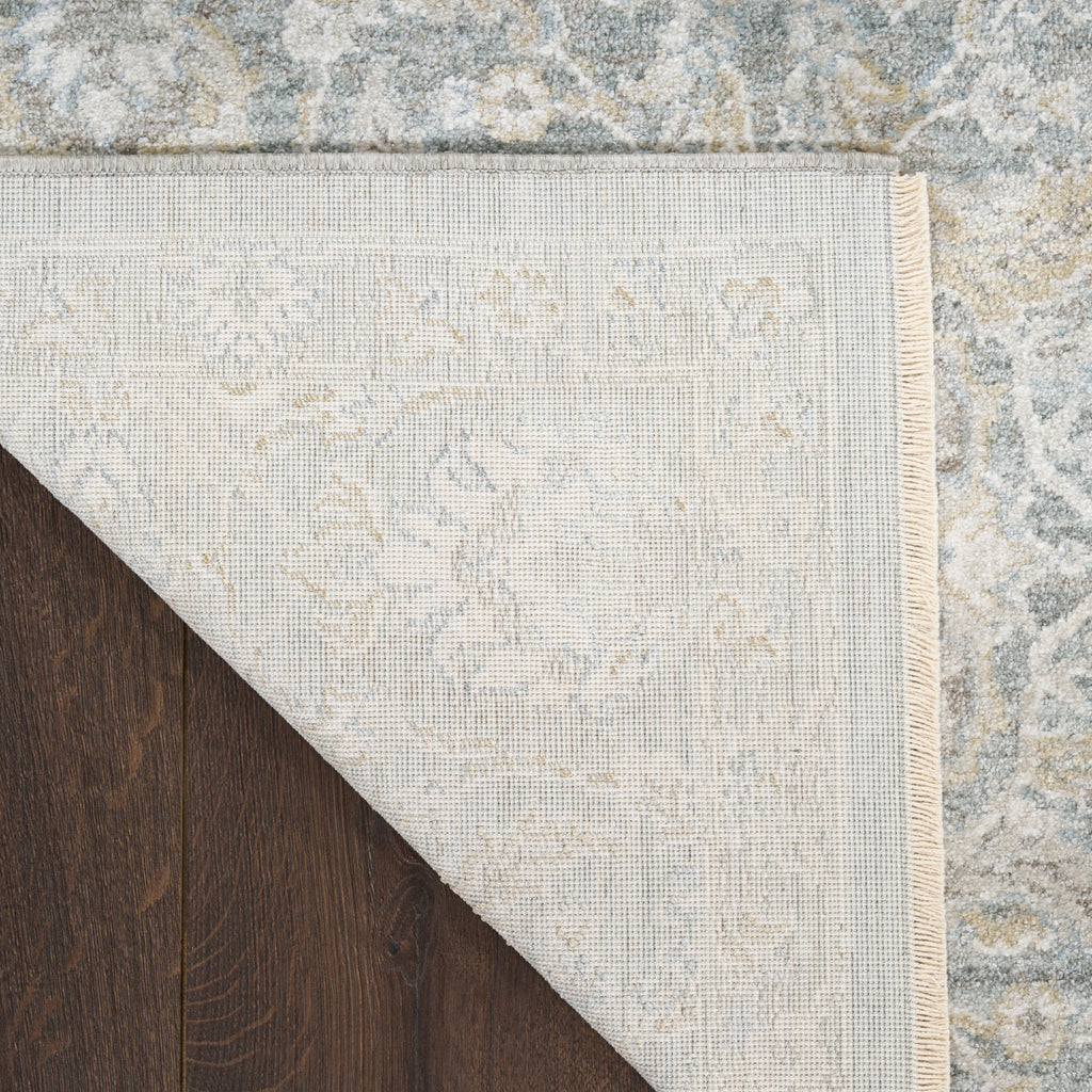 nourison envy evv04 blue silver rug
