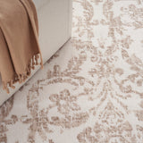 nourison jubilant jub09 ivory beige rug