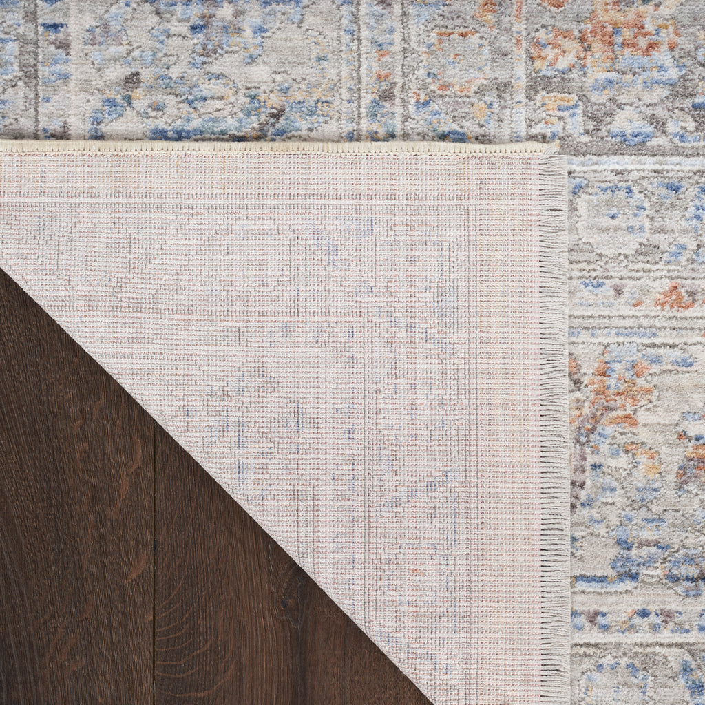 nourison elegant heirlooms elh01 grey gold rug