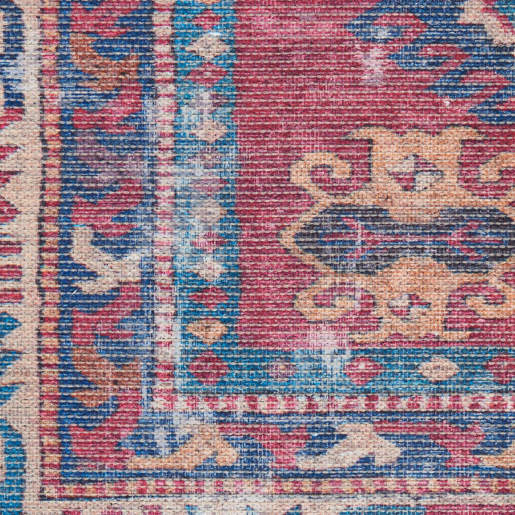 nourison new concept washables sr105 red navy rug