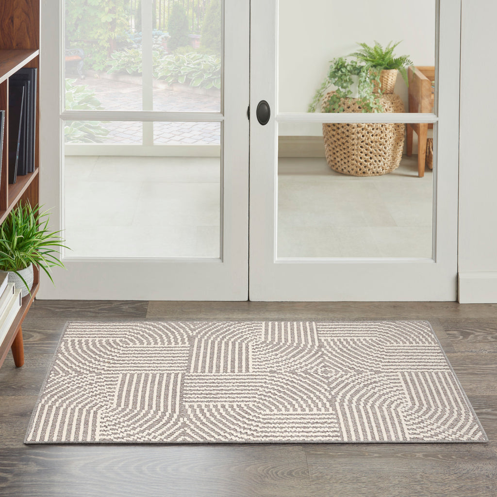 nourison natural texture ntx02 grey ivory rug