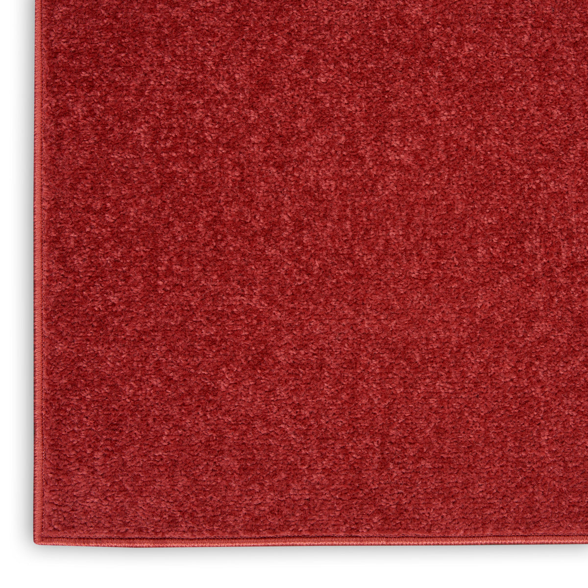 nourison nourison essentials nre01 brick red rug