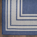 nourison horizon indoor outdoor hoz03 navy rug