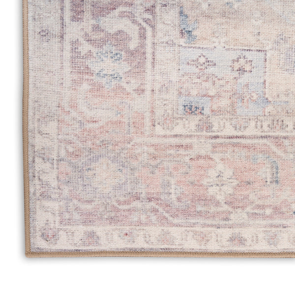 nourison vintage washables vws07 light blue rug