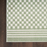 nourison care free caf02 green rug
