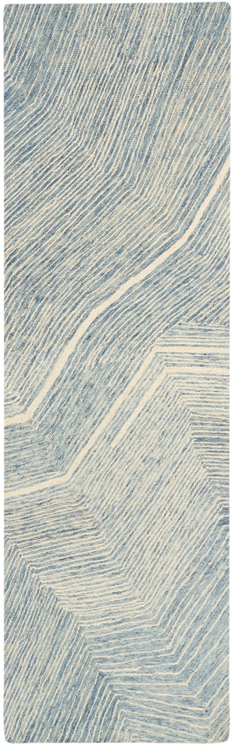 nourison pure angles ang01 ivory blue rug