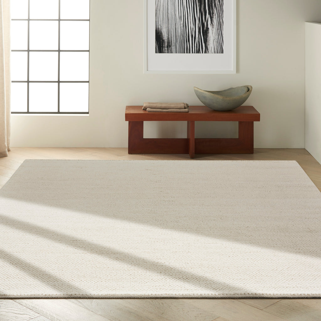 nourison textured dots ck80 cream rug