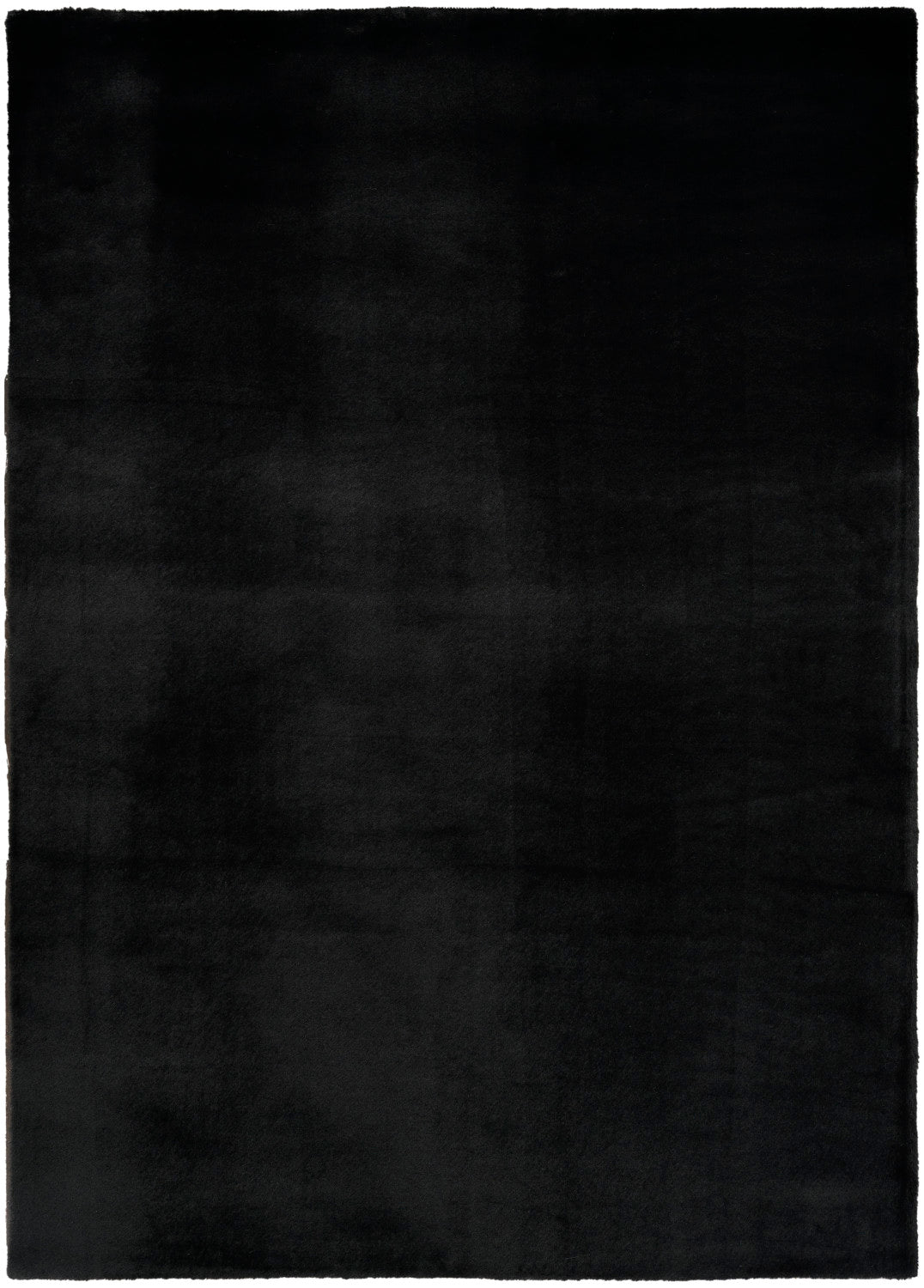 nourison soft plush rabbit fur sff01 black rug