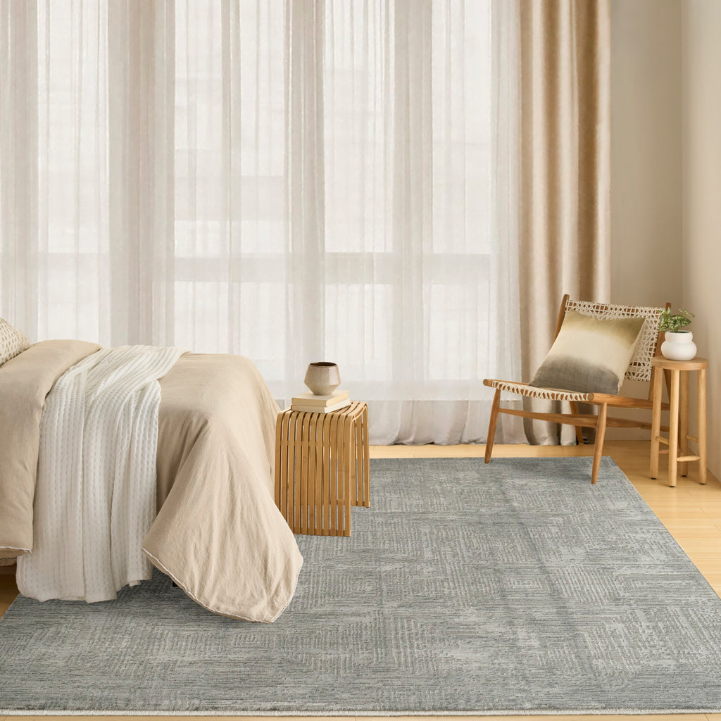 nourison dk014 madison square msq01 slate rug