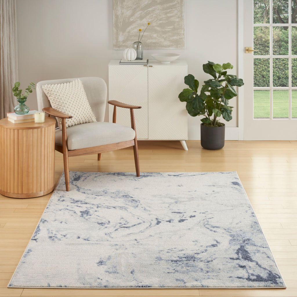 nourison motion mtt06 ivory blue rug