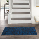 nourison nourison essentials nre01 midnight blue rug