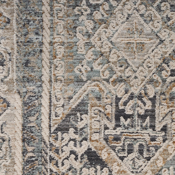 nourison lynx lnx01 ivory charcoal rug