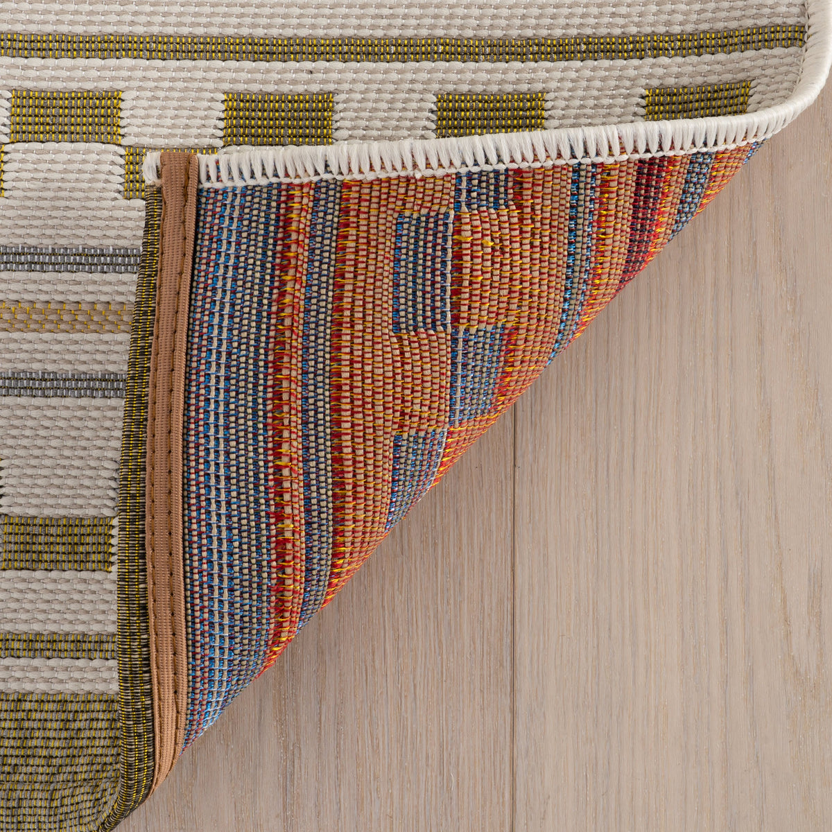 dash albert capri da2438 tan woven flatwoven polypropylene rug