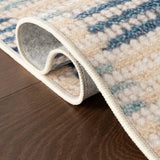 annie selke mw orzalla da2522 blue machine washable polyester rug