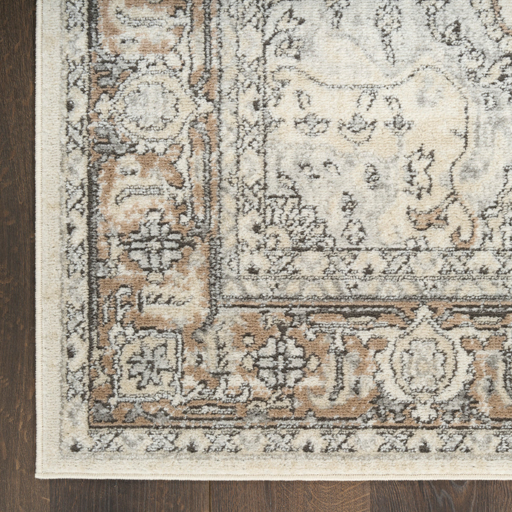 nourison quarry qua18 ivory grey taupe rug