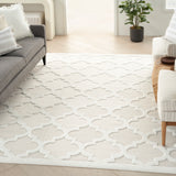 nourison easy care nes01 ivory white rug