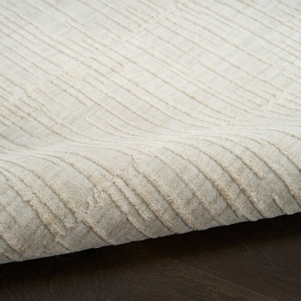 nourison ck079 notes not02 silver ivory rug