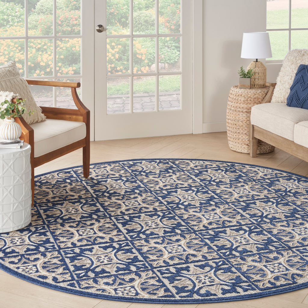nourison aloha alh34 blue rug
