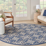 nourison aloha alh34 blue rug
