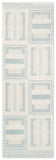 nourison nordic nrc11 ivory blue rug
