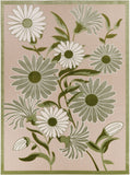 nourison aloha alh33 ivory green rug