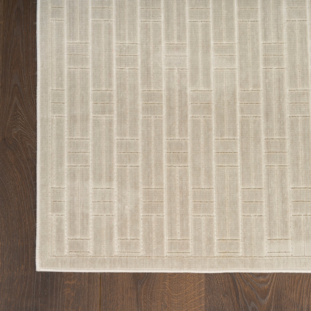 nourison washable charm wch02 silver ivory rug