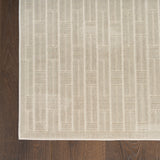 nourison washable charm wch02 silver ivory rug