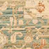 nourison antique bloom anb03 teal rug
