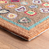 dash albert cats paw rda014 brown rug