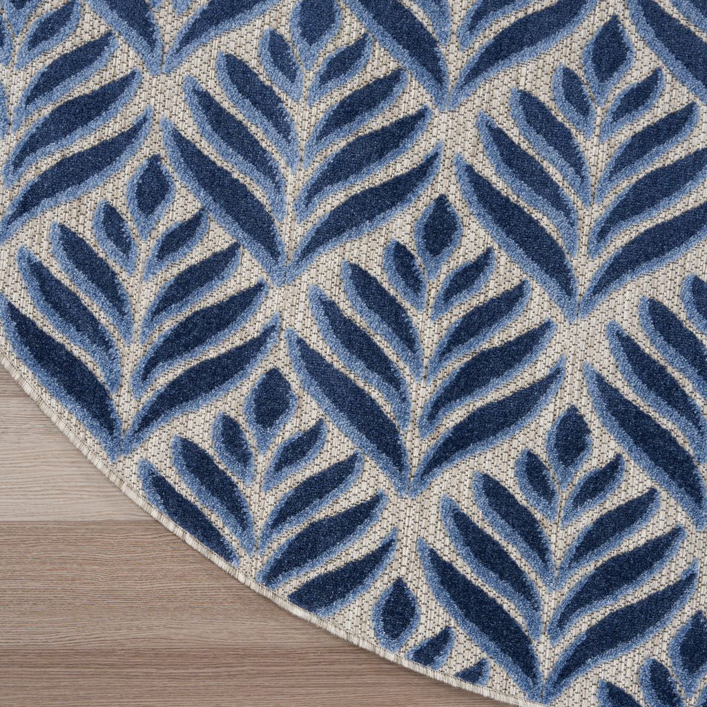 nourison aloha alh35 blue rug