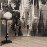 nourison twilight twi30 grey ivory black rug