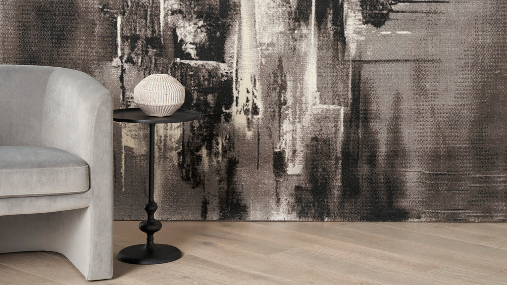 nourison twilight twi30 grey ivory black rug