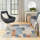 nourison astra machine washable asw09 multicolor rug